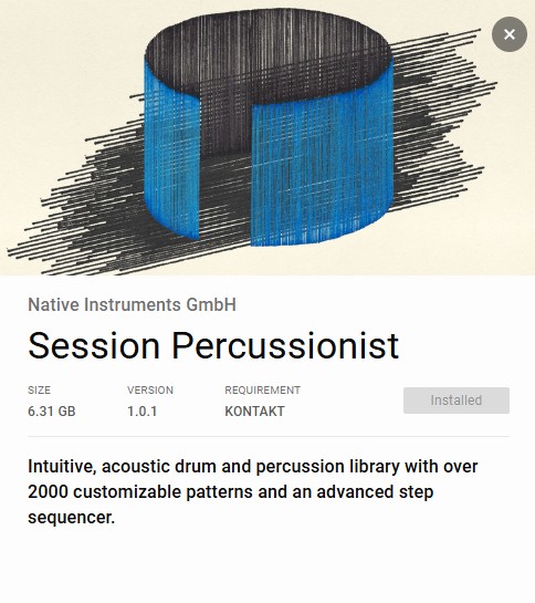 Native Instruments Session Percussionist
